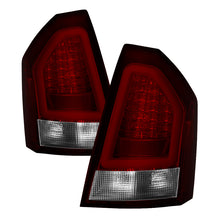 Cargar imagen en el visor de la galería, Spyder Chrysler 300 05-07 V2 Light Bar LED Tail Lights - Red Clear ALT-YD-CHR305V2-LED-RC