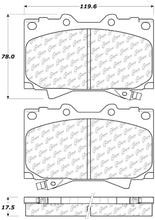 Cargar imagen en el visor de la galería, StopTech 98-07 Toyota Land Cruiser/Lexus LX470 Front Truck &amp; SUV Brake Pad