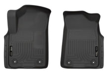 Cargar imagen en el visor de la galería, Husky Liners 19-21 Infiniti QX80 / 19-21 Nissan Armada X-act Contour Series Revestimientos de piso delantero negro