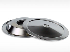 Filtros de aire aFe MagnumFLOW redondos Racing A/F parte superior y base cromadas 14 con caída de 7/8
