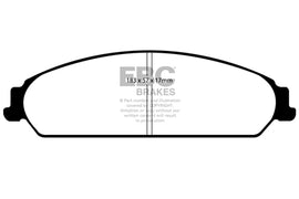 EBC 13-14 Chrysler 200 3.6 Pastillas de freno delanteras Greenstuff