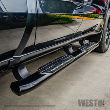 Cargar imagen en el visor de la galería, Westin 19-20 Chevrolet Silverado/GMC Sierra 1500 Double Cab PRO TRAXX 5 barras ovaladas Nerf - Negro