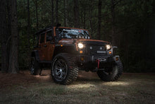 Cargar imagen en el visor de la galería, Rugged Ridge 07-18 Jeep Wrangler JK White 4-Piece LED Rock Light Kit w/ Harness