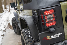Cargar imagen en el visor de la galería, Rugged Ridge Rear Corner Kit Body Armor 4-Door 07-18 Jeep Wrangler JKU