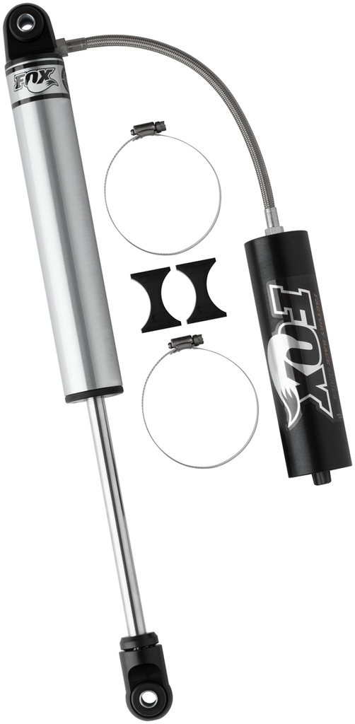 Resolución remota Fox 2.0 Factory Series de 8,5 pulgadas Smooth Bdy. Amortiguador con ojal Hrglss Eje de 5/8 pulg. (30/75) - Negro