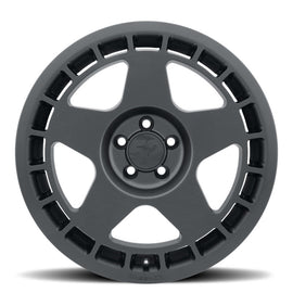quince52 Turbomac 18x8.5 5x108 42mm ET 63.4mm Rueda negra de asfalto con orificio central