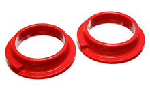 Cargar imagen en el visor de la galería, Aisladores de resorte helicoidales traseros rojos para Ford Focus 00-04 Energy Suspension
