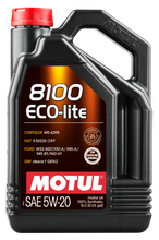 Cargar imagen en el visor de la galería, Motul 5L Synthetic Engine Oil 8100 5W20 ECO-LITE
