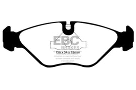 Pastillas de freno delanteras EBC 90-98 Saab 9000 2.0 Redstuff
