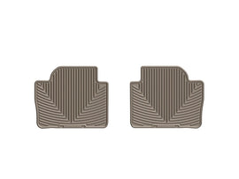 WeatherTech 12+ BMW 3-Series (F30) Rear Rubber Mats - Tan