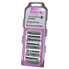 Cargar imagen en el visor de la galería, McGard SplineDrive Lug Nut (Cone Seat) 1/2-20 / 1.60in. Length (4-Pack) - Chrome (Req. Tool)
