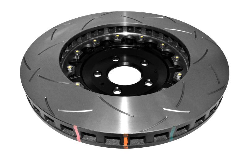 DBA 07-11 Audi S6 Front 5000 Series Rotor ranurado con sombrero negro