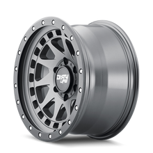 Cargar imagen en el visor de la galería, Dirty Life 9311 Enigma Pro 17x9/8x165.1 BP/-12mm Offset/130.8mm Hub Rueda de grafito satinado - Beadlock