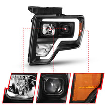 Cargar imagen en el visor de la galería, ANZO 2009-2014 Ford F-150 Barra de luz para proyector HL negro ámbar