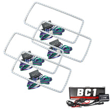 Cargar imagen en el visor de la galería, Oracle GMC Sierra 07-13 Halo Kit (New Square Ring Design) - ColorSHIFT w/ BC1 Cntrl SEE WARRANTY