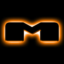 Cargar imagen en el visor de la galería, ORACLE Lighting Universal Illuminated LED Letter Badges - Matte Blk Surface Finish - M SEE WARRANTY