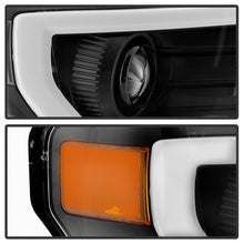 Cargar imagen en el visor de la galería, xTune Ford F150 Projector Headlights - Light Bar DRL - Black PRO-JH-FF15009-LBDRL-BK