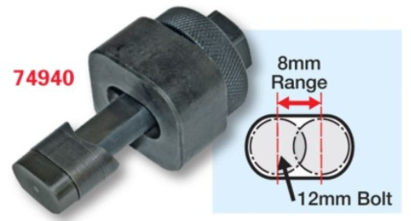Herramienta perforadora de ranuras de 12x8 mm SPC Performance