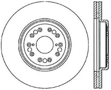 Cargar imagen en el visor de la galería, StopTech Sport Slotted (CRYO) 95-00 Lexus LS Front Left Rotor