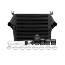 Cargar imagen en el visor de la galería, Mishimoto 07.5-09 Dodge 6.7L Cummins Intercooler Kit con tubos (negro)