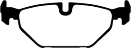 EBC 99-01 Saab 9-5 2.3 Turbo (Aero) Greenstuff Rear Brake Pads