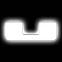 Cargar imagen en el visor de la galería, ORACLE Lighting Universal Illuminated LED Letter Badges - Matte Wht Surface Finish - U SEE WARRANTY