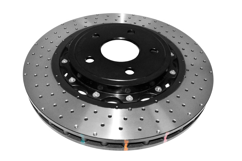 DBA 06-10 Jeep Grand Cherokee SRT8 Rotor perforado en cruz delantero serie 5000 con sombrero negro