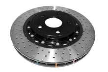 Cargar imagen en el visor de la galería, DBA 06-10 Jeep Grand Cherokee SRT8 Rotor perforado en cruz delantero serie 5000 con sombrero negro