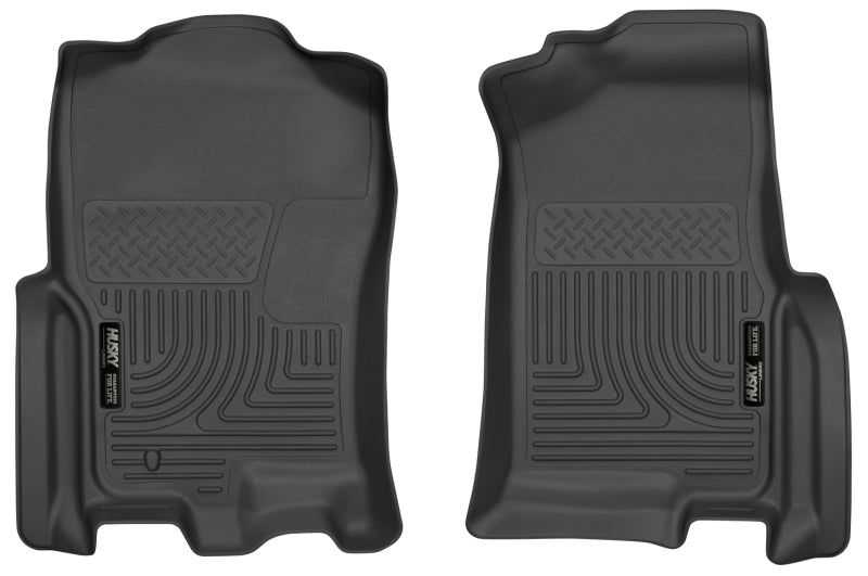 Husky Liners 07-10 Ford Expedition / Lincoln Navigator WeatherBeater Revestimientos de piso delantero negros
