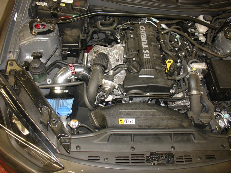 Injen 13-14 Hyundai Genesis Coupe 2.0L 4cyl Turbo GDI Negro Entrada de Ram corta con escudo térmico