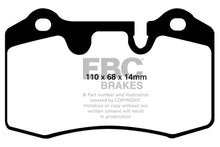 Cargar imagen en el visor de la galería, EBC 04-12 Aston Martin DB9 5.9 Redstuff Rear Brake Pads