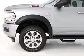 Bushwacker 2019 Dodge Ram 2500 Extend-A-Fender Style Bengalas 2 piezas delanteras - Negro