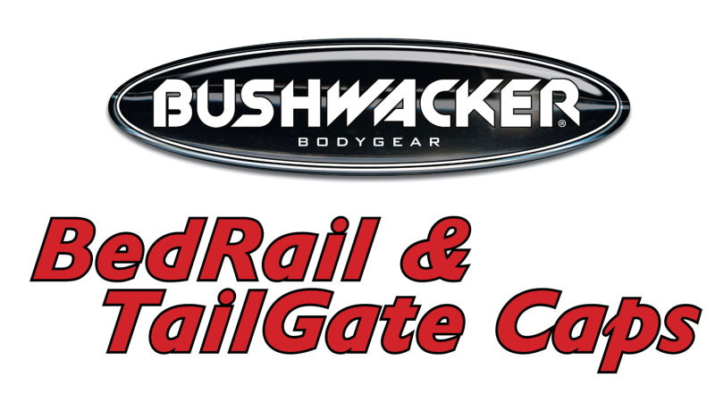 Bushwacker 02-08 Dodge Ram 1500 Fleetside Tapas para rieles de caja de 96.0 pulgadas, color negro