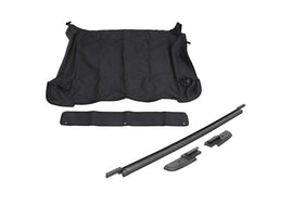 Rampage 2018-2022 Jeep Wrangler(JL) cubierta Tonneau de 4 puertas con kit de barra de portón trasero - Black Diamond