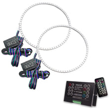 Cargar imagen en el visor de la galería, Oracle 2021 Ford Bronco Base Headlight LED Halo Kit - ColorSHIFT - w/ 2.0 Controller SEE WARRANTY