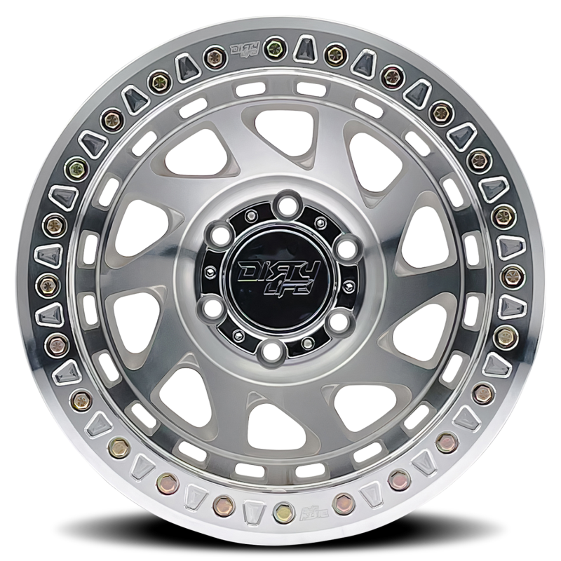 Dirty Life 9313 Enigma Race 17x9 / 8x170 BP / -12 mm de compensación / Rueda mecanizada con buje de 125,2 mm