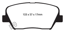 Cargar imagen en el visor de la galería, EBC 13+ Hyundai Santa Fe 2.0 Turbo Greenstuff Front Brake Pads