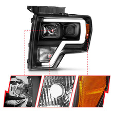 Cargar imagen en el visor de la galería, ANZO 2009-2014 Ford F-150 Barra de luz para proyector HL negro ámbar