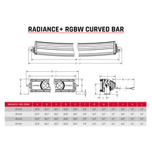 Cargar imagen en el visor de la galería, Rigid Industries Radiance+ Curvo de 30 pulgadas. Barra de luz RGBW