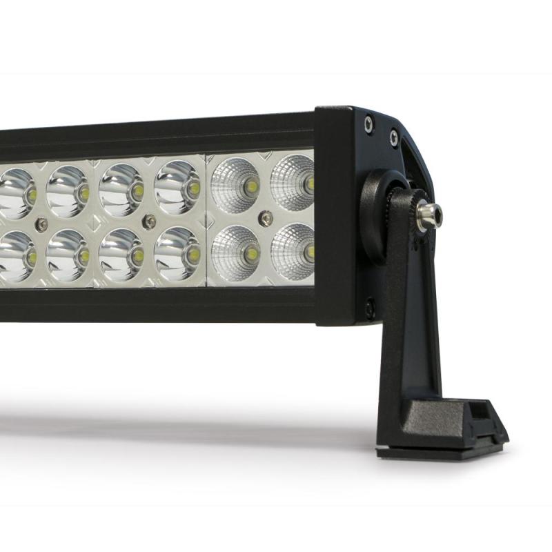 Barra de luces DV8 Offroad Chrome Series de 20 pulgadas, 120 W, reflector/punto, LED de 3 W