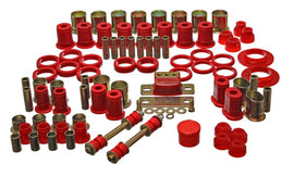 Energy Suspensión 66-72 Oldsmobile Cutlass/442/F-85/Europa Rojo Hyper-flex Master Juego de bujes