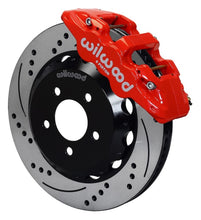 Cargar imagen en el visor de la galería, Wilwood AERO6 Front Hat Kit 15.00 Drilled Red 2016-Up Camaro w/Lines