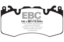 Pastillas de freno delanteras EBC 13+ Land Rover Range Rover 3.0 sobrealimentadas Yellowstuff