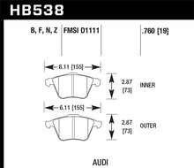 Cargar imagen en el visor de la galería, Hawk Performance Ceramic Street Brake Pads