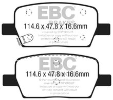 Cargar imagen en el visor de la galería, EBC 2018+ Chevrolet Traverse 2.0L Turbo Greenstuff Rear Brake Pads
