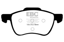 Cargar imagen en el visor de la galería, EBC 01-05 Volvo S60 2.3 Turbo T5 Ultimax2 Front Brake Pads