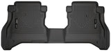 Husky Liners 20-21 Jeep Gladiator Crew Cab WeatherBeater 2do asiento Revestimientos de piso negros