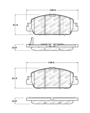 Load image into Gallery viewer, StopTech 14-18 Ford Fusion SE Luxury Street Performance Front Brake Pads