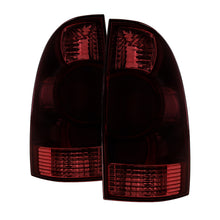 Cargar imagen en el visor de la galería, Xtune Toyota Tacoma 05-08 OEM Style Tail Lights Red Smoked ALT-JH-TTA05-OE-RSM