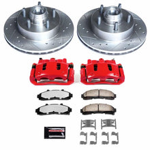 Load image into Gallery viewer, Power Stop 98-02 Ford Ranger Front Z36 Truck &amp; Tow Brake Kit w/Calipers